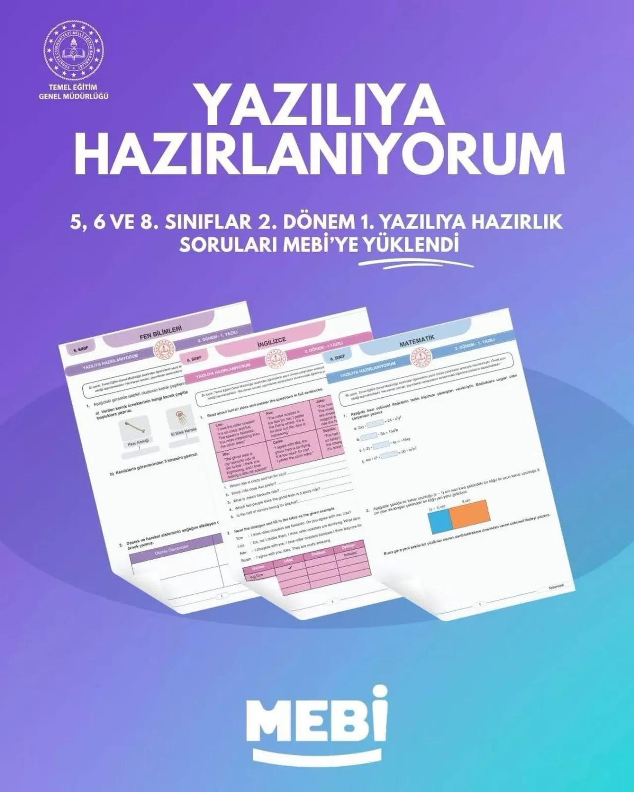 Balıkesir'de Öğrencilere Yazılı Öncesi Destek: MEB'den Hazırlık Soruları Yayınlandı