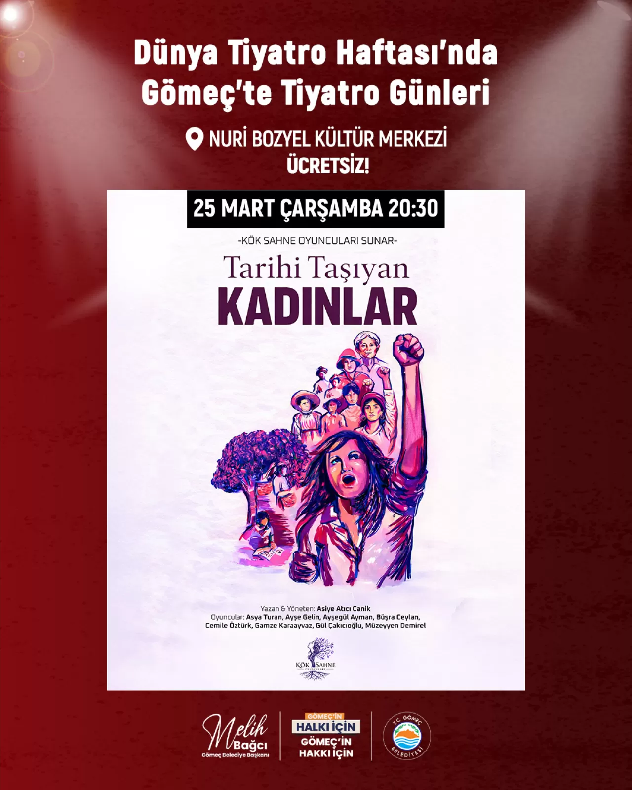 Gömeç'te Tiyatro Günleri Başlıyor