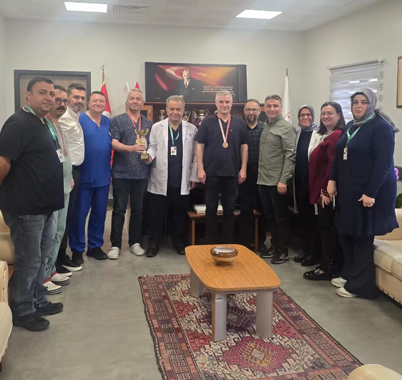 Balıkesir Devlet Hastanesi Masa Tenisi Takımı İl Üçüncüsü Oldu