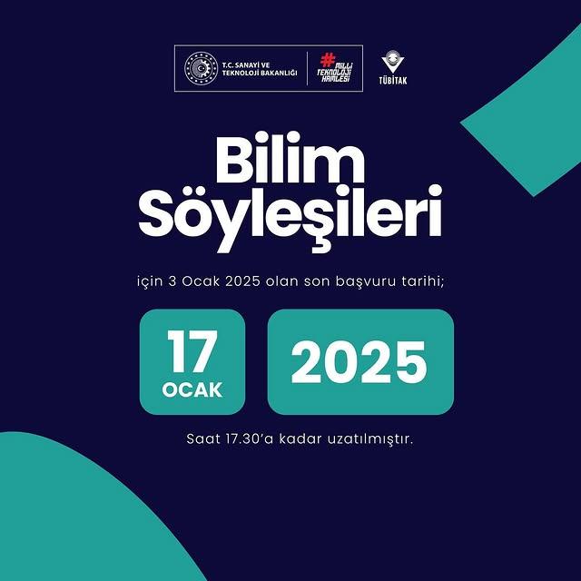 Bilim Söyleşileri Başvuru Süresi Uzatıldı