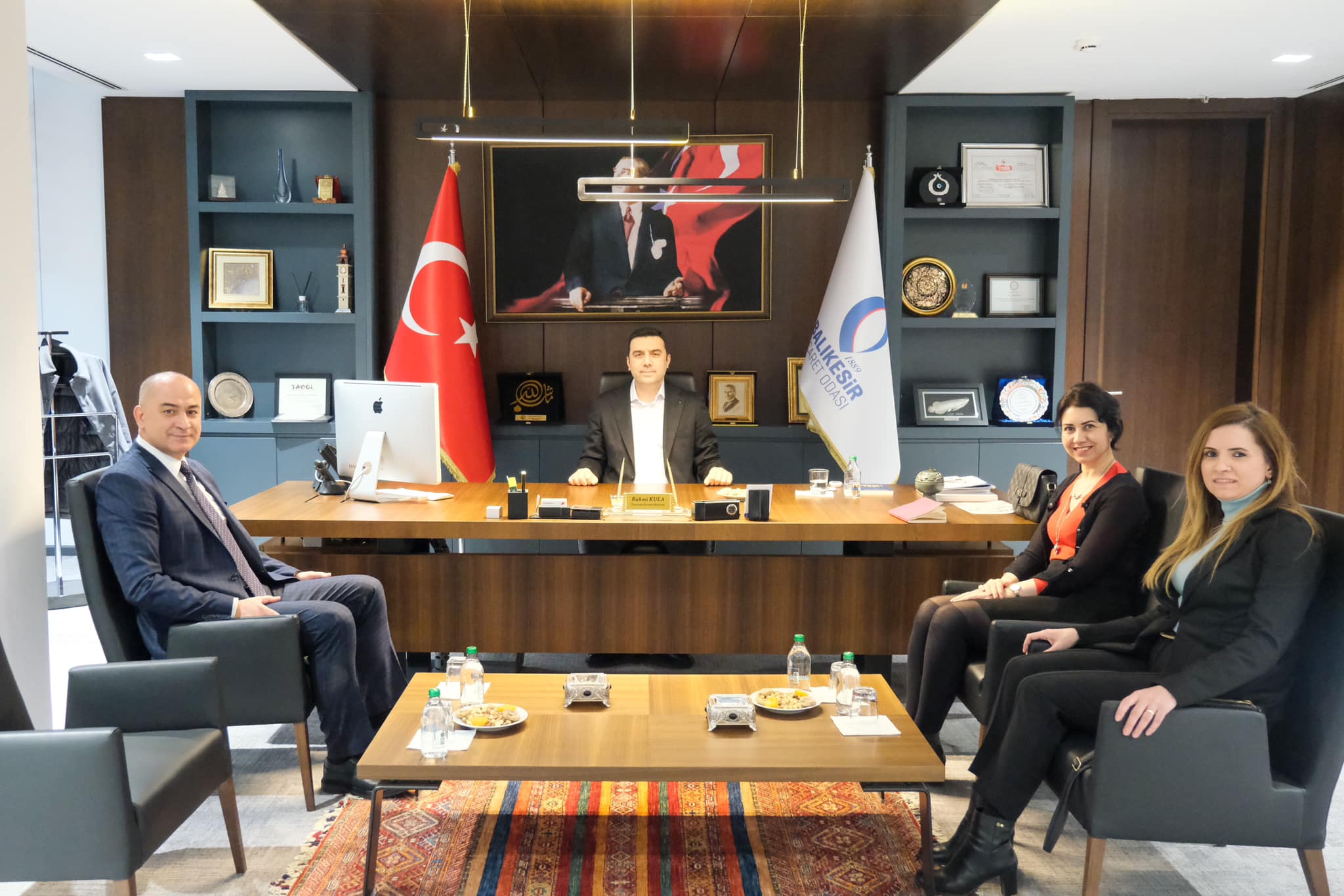 İş Bankası Balıkesir Şube Müdüründen Balıkesir Ticaret Odasına Ziyaret