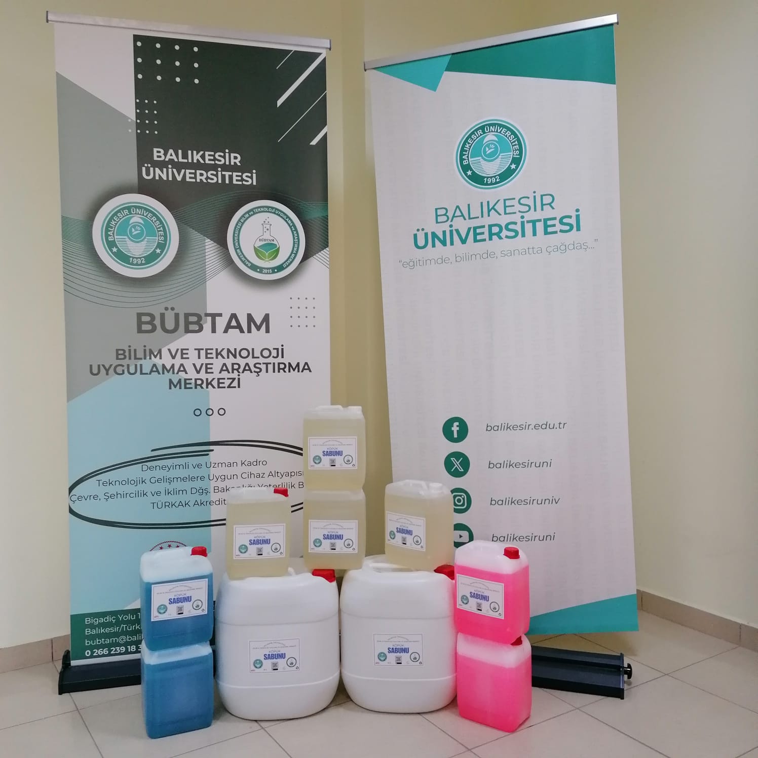 Balıkesir Üniversitesi'nden Yerli ve Ekonomik Temizlik Ürünü Seferberliği
