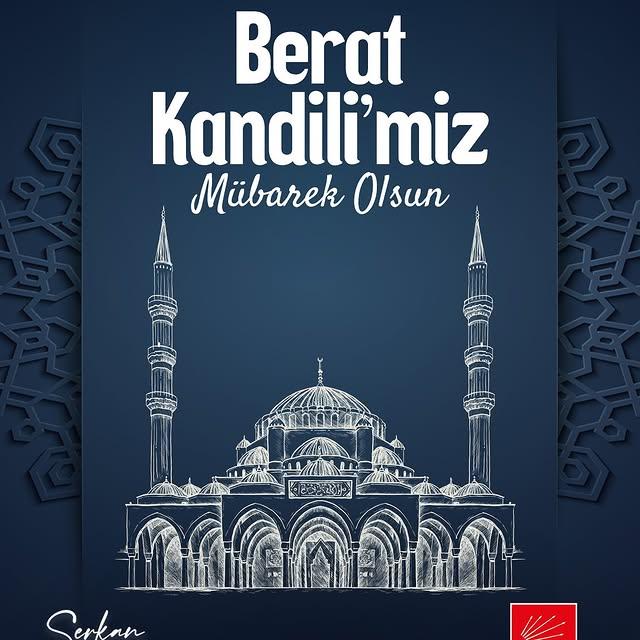 Serkan Sarı'dan Berat Kandili Mesajı