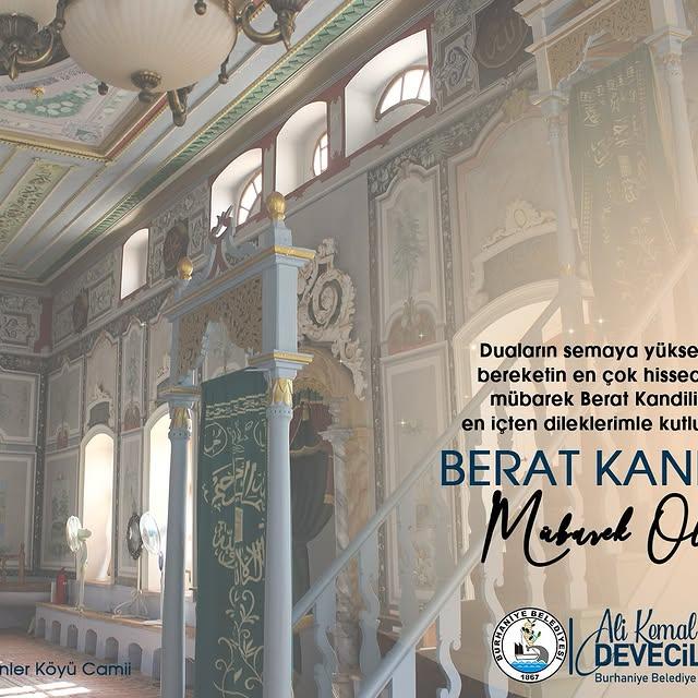 Burhaniye Belediye Başkanı Deveciler'den Berat Kandili Mesajı