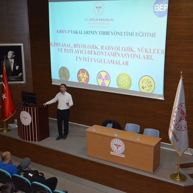 Balıkesir Atatürk Şehir Hastanesi'nde KBRN Eğitimi Düzenlendi