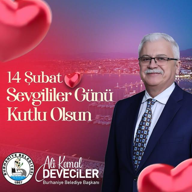 Burhaniye Belediye Başkanı'ndan Sevgililer Günü Mesajı