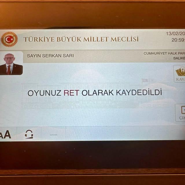 CHP, Türkiye Adalet Akademisi Kanunu Teklifine Karşı Çıkıyor