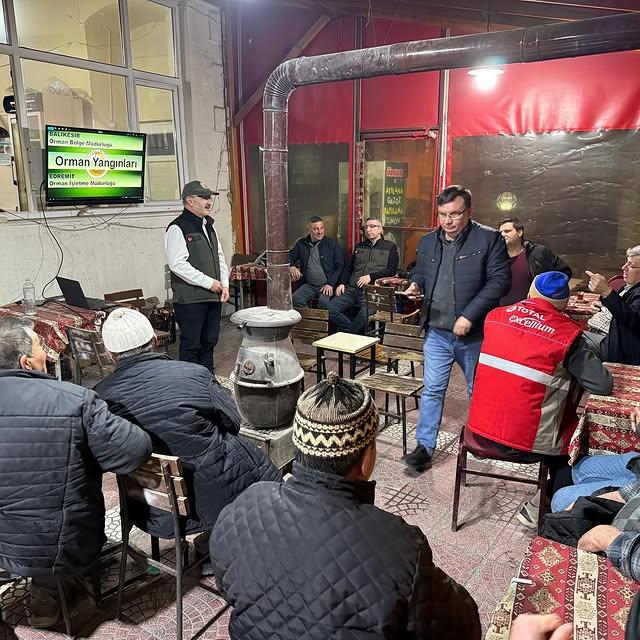 Balıkesir'de Orman Yangınlarıyla Mücadele İçin Farkındalık Seferberliği
