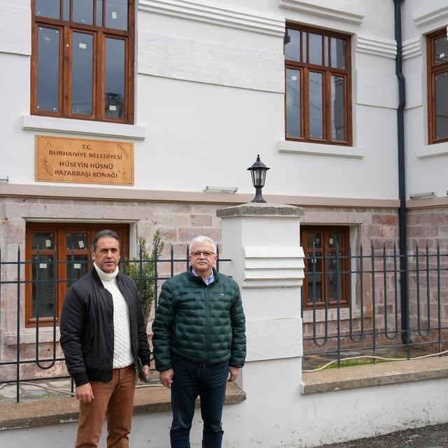 Burhaniye Belediyesi Tarihi Konak Restorasyonunda Sona Yaklaştı