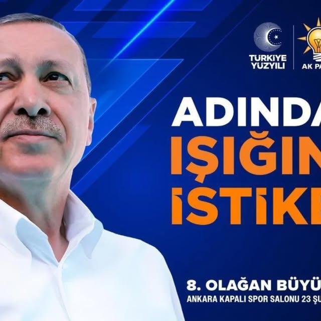 AK Parti 8. Olağan Büyük Kongresi Ankara'da Gerçekleşiyor