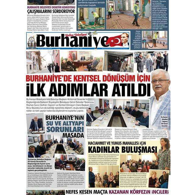Burhaniye'de Belediye Gazetesinin Yeni Sayısı Yayımlandı