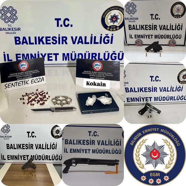 Balıkesir'de Asayiş Uygulamalarında 73 Aranan Şahıs Yakalandı