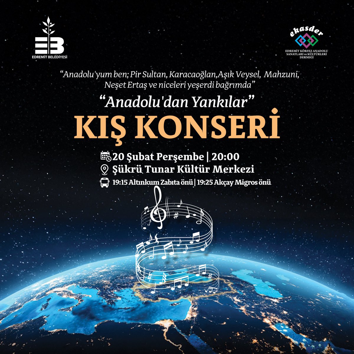 Edremit'te Anadolu Ezgileri Yankılandı