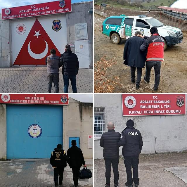Balıkesir'de Operasyon: 57 Aranan Kişi Yakalandı