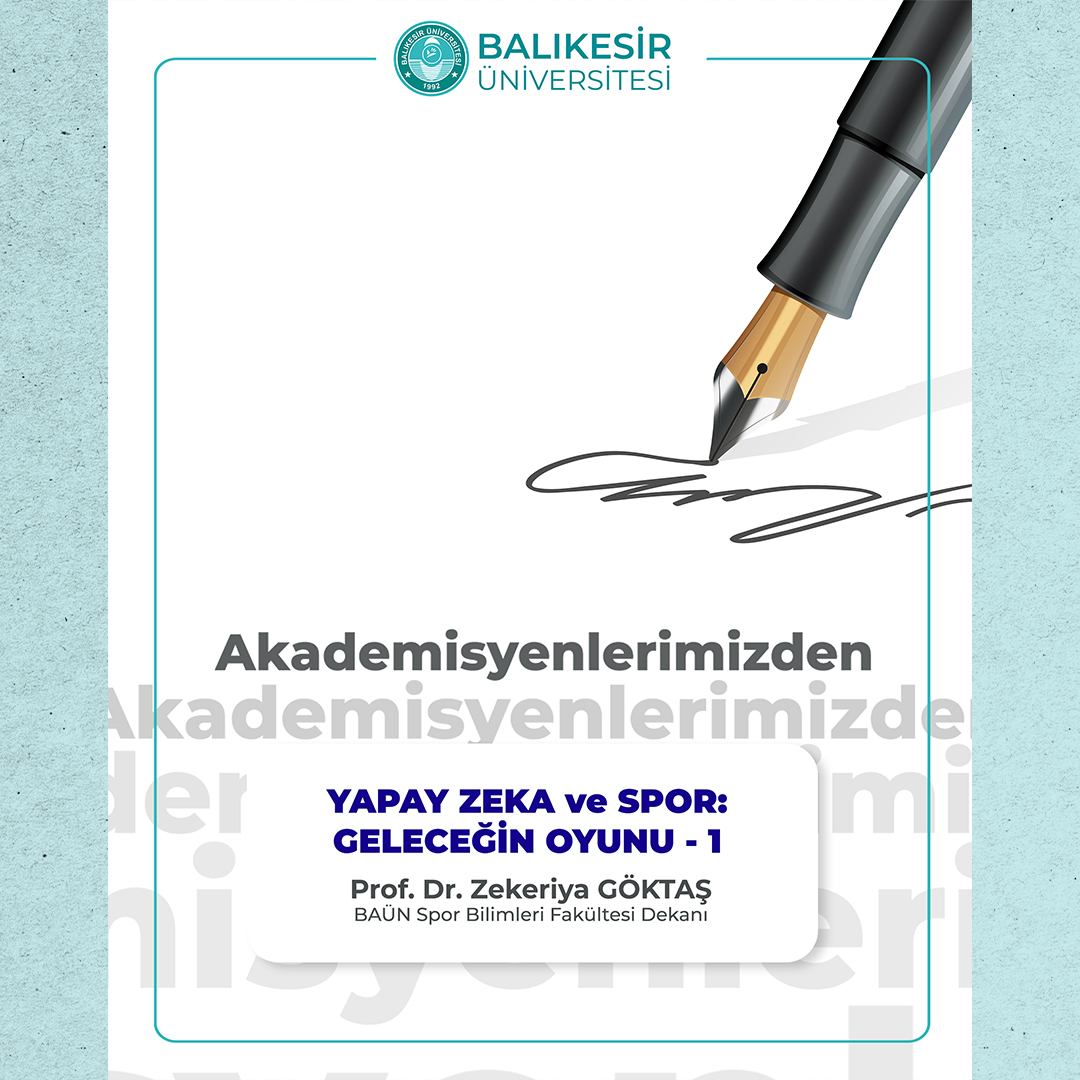 Balıkesir'de Yapay Zeka ve Spor Paneli: Geleceğe Yön Veren Teknolojiler Konuşuldu