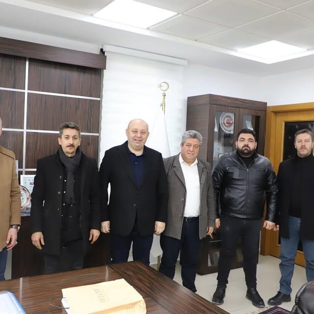 Milliyetçi Hareket Partisi İlçe Teşkilatından Başkan Palaz'a Ziyaret