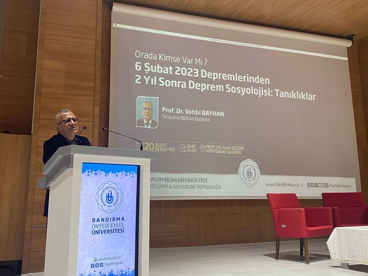 Deprem Sosyolojisi Konferansı: Tanıklıklar ve Toplumsal Etkiler Tartışıldı