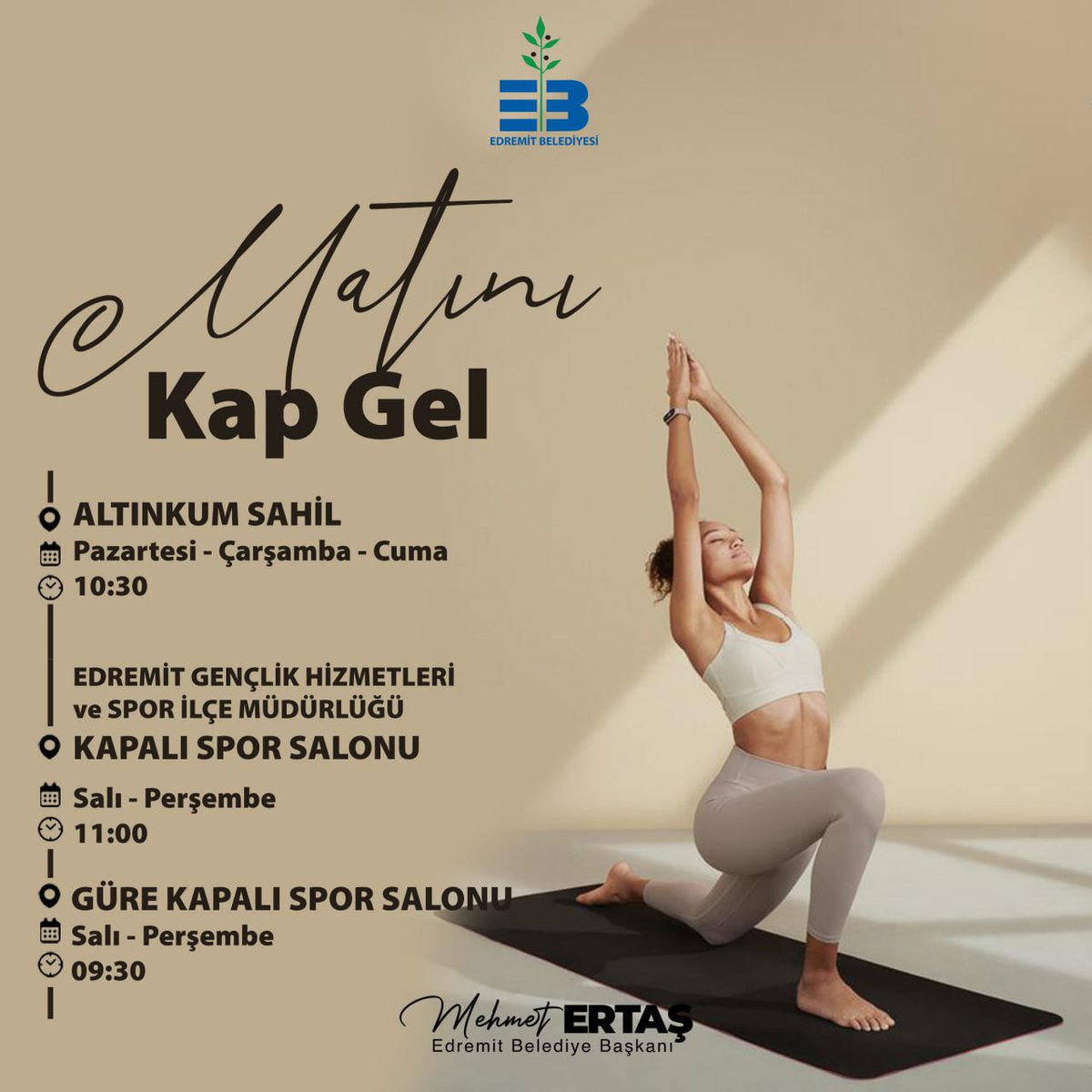 Edremit'te Her Sabah Spor Etkinliği Başlıyor
