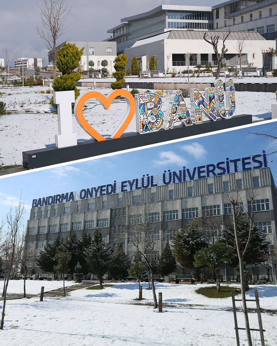 Bandırma Kar Manzarasıyla Büyülendi