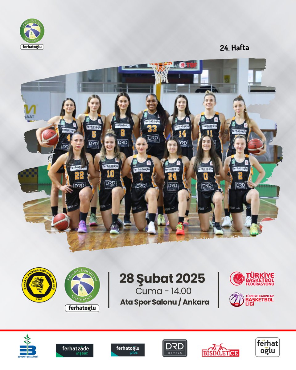 Edremit Belediyesi Gürespor, Çankaya Üniversitesi ile Karşılaşıyor