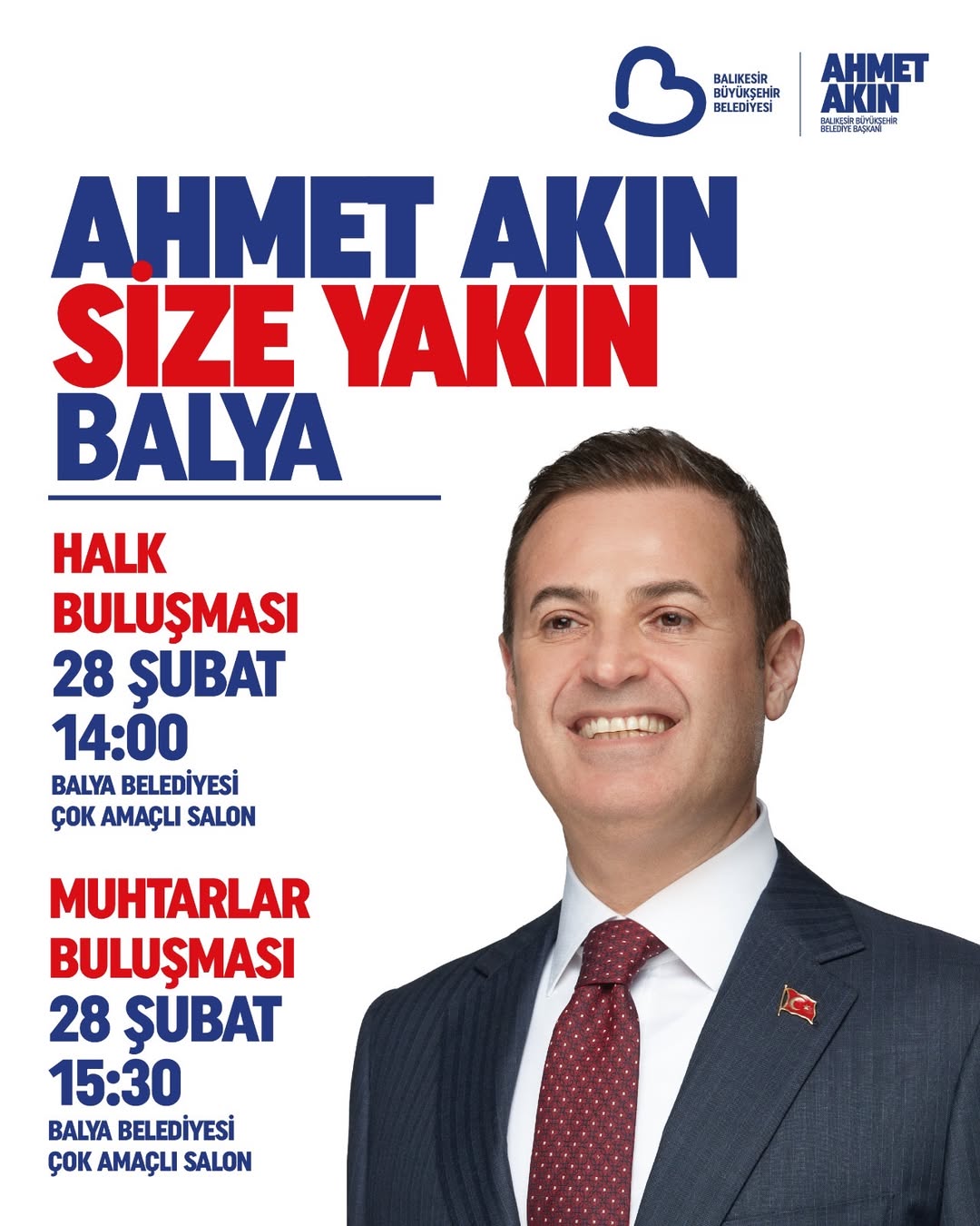 Balya'da Ahmet Akın'dan Halk ve Muhtarlarla Buluşma