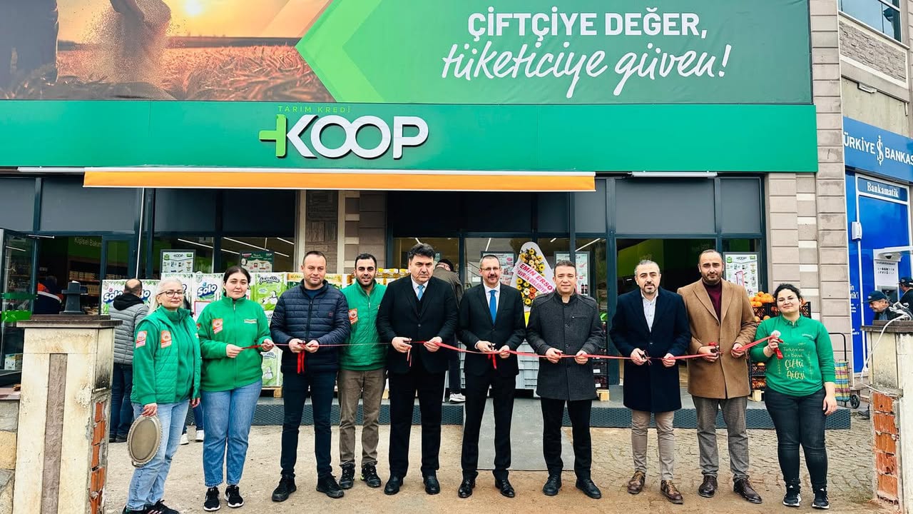 Havran'da Tarım Kredi ve Kooperatifi Çiftçi Marketi Açılışı Gerçekleştirildi