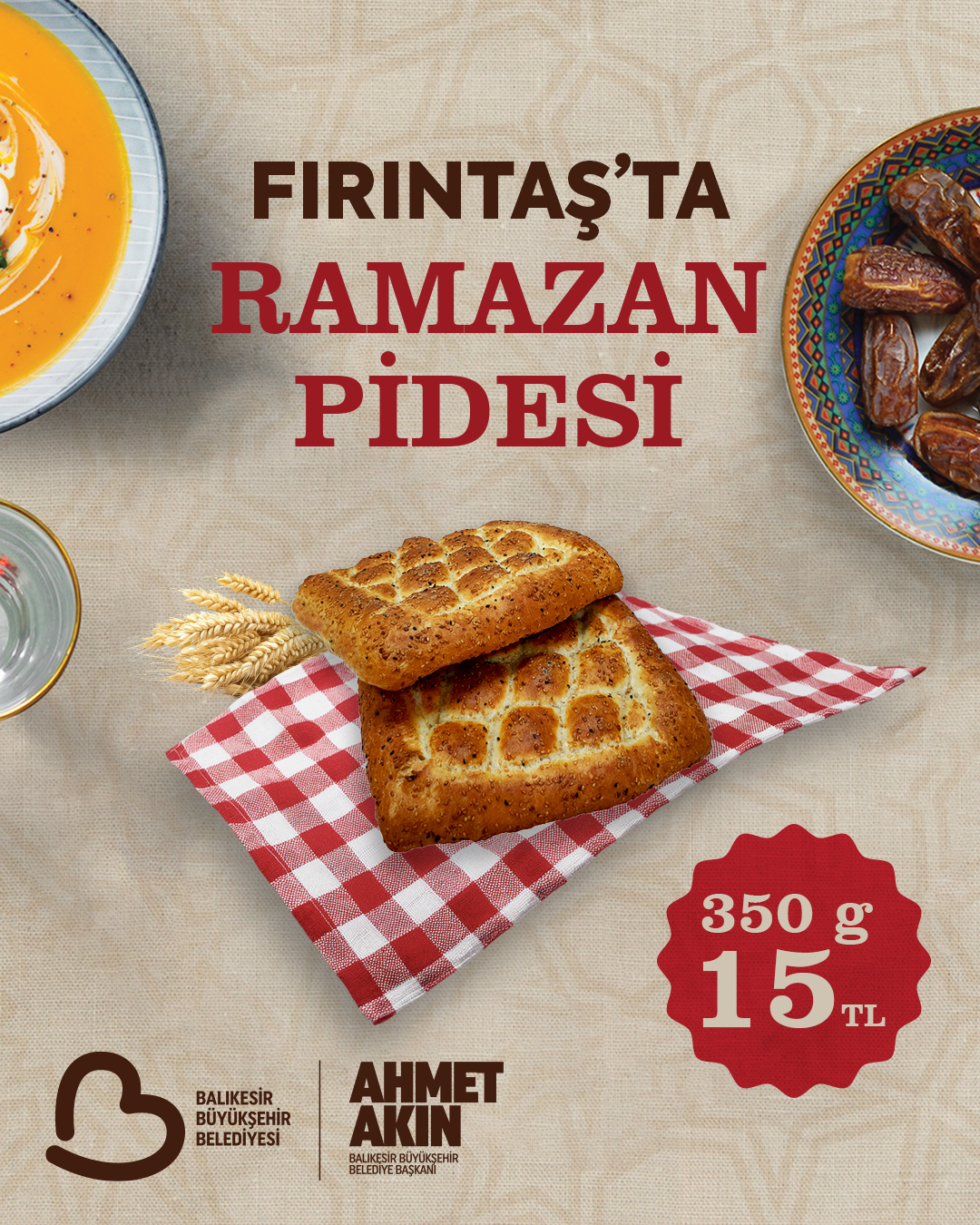 Balıkesir'de Ramazan Pidesi Fiyatları Belirlendi