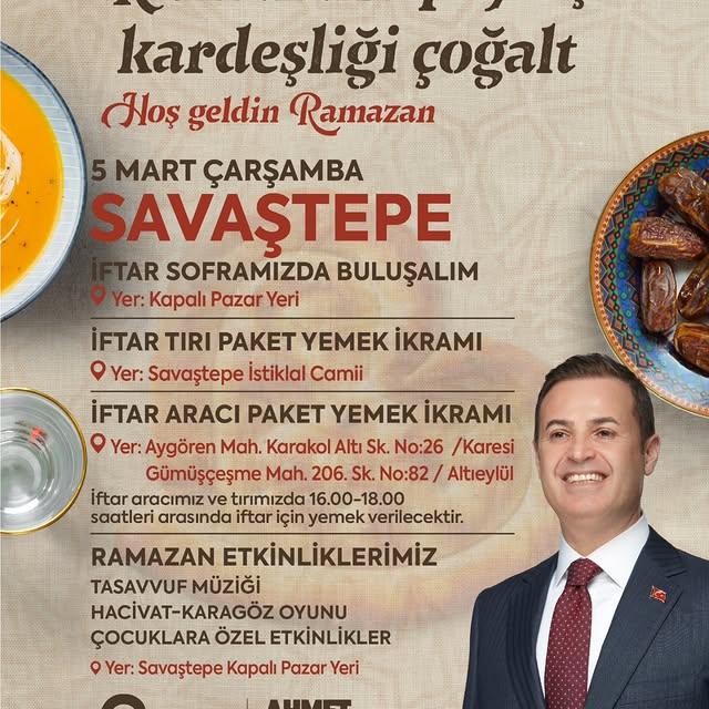 Balıkesir Büyükşehir Belediyesi'nden Ramazan'da 400 Bin Kişilik İftar Organizasyonu