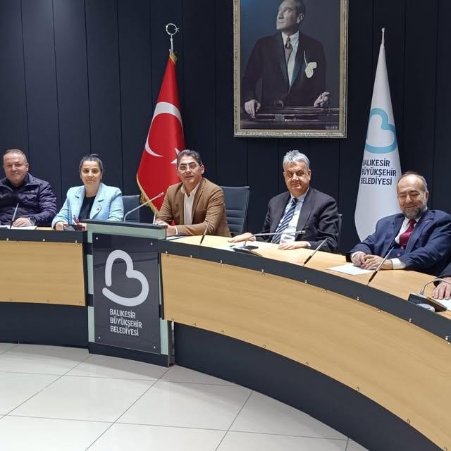 Edremit Belediyesi'nden Balıkesir Büyükşehir Belediyesi Plan ve Bütçe Komisyonu Toplantısı'na Katılım