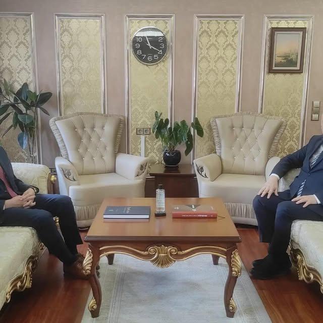 Gönen Belediye Başkanı İbrahim Palaz'dan Eyüpsultan Kaymakamı Dr. Arslan Yurt'a Teşekkür Ziyareti