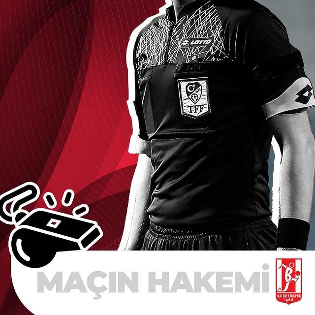 Balıkesirspor'un Yeni Hakemi Belirlendi