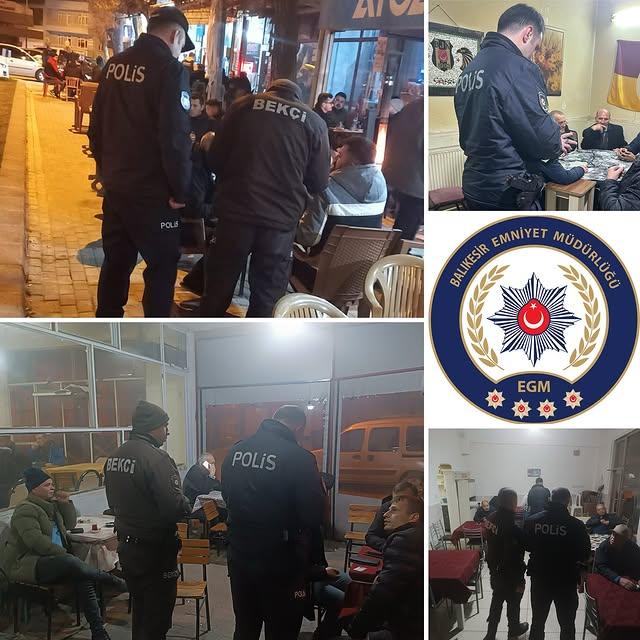 Balıkesir'de Huzur ve Güvenlik İçin Aralıksız Uygulamalar