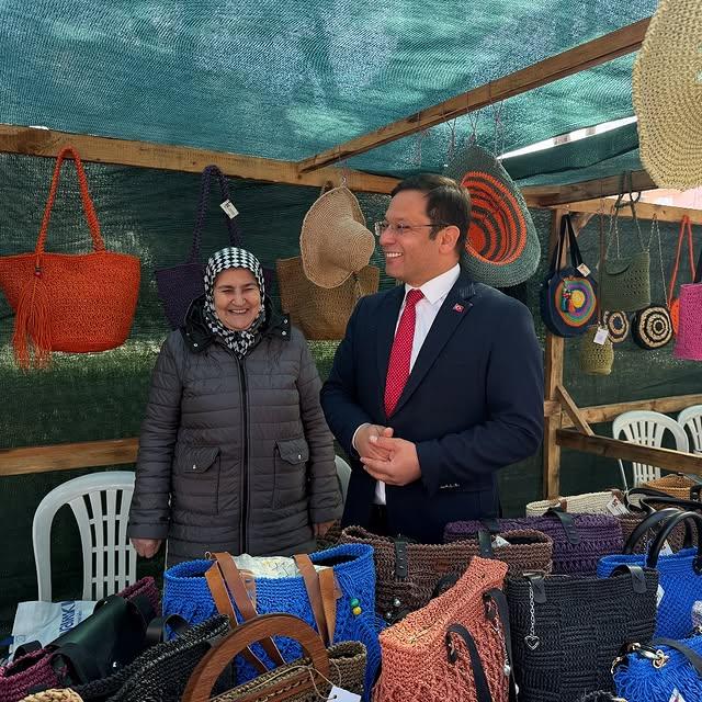 Sındırgı'da Kadın Emeği Stantları Etkinliği