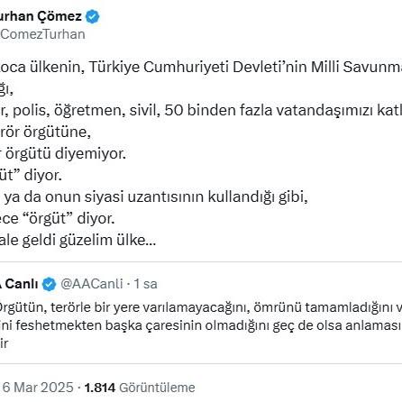 İyi Parti Milletvekili Çömez: 'Terör Örgütüne Neden 'Örgüt' Diyorlar?'