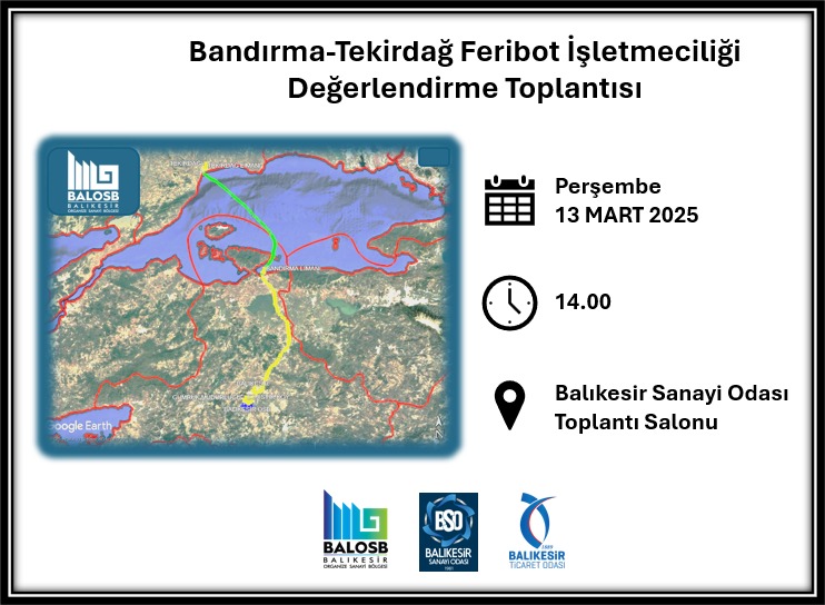 Bandırma-Tekirdağ Feribot Hattı: Ege ve Anadolu Arası Ticaretin Yeni Yolu