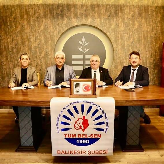 Edremit Belediyesi'nde Yeni Sözleşme İmzalandı