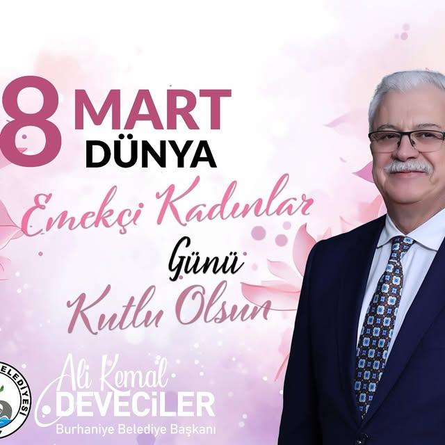 Burhaniye Belediye Başkanı Deveciler'den 8 Mart Mesajı