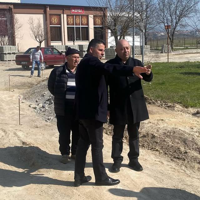 Gönen Belediye Başkanı İbrahim Palaz, Çalışmaları Yerinde İnceledi