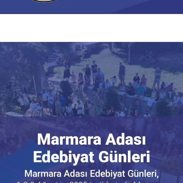 Marmara Adası'nda Edebiyat Rüzgarı Esecek: 4. Marmara Adası Edebiyat Günleri Başlıyor