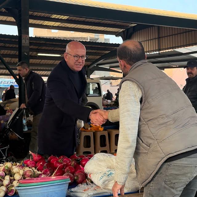 CHP Balıkesir Milletvekili Serkan Sarı'nın Pazar Ziyareti