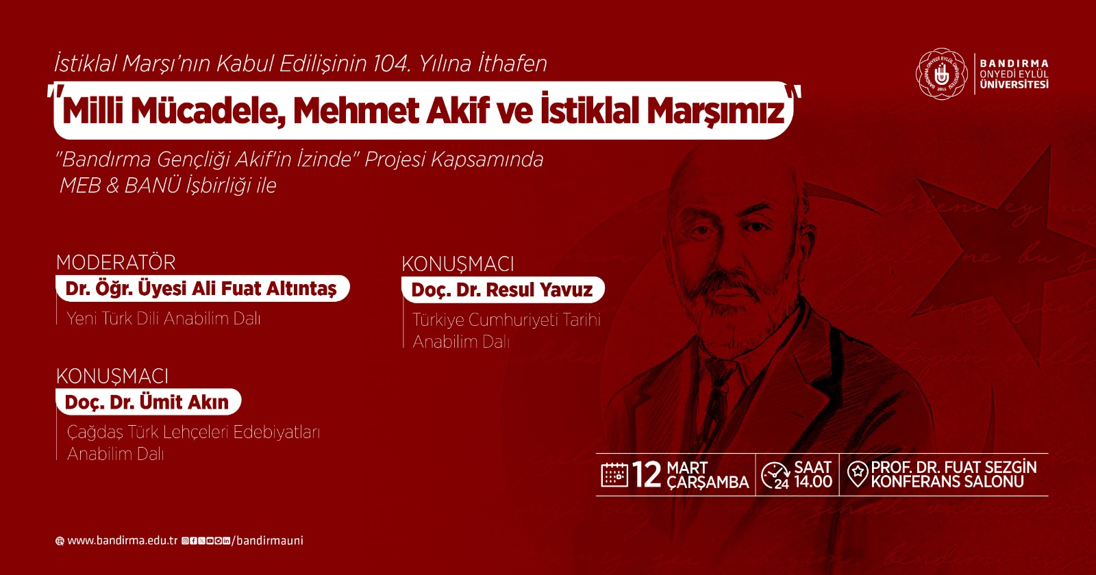 Bandırma 17 Eylül Üniversitesi'nde 