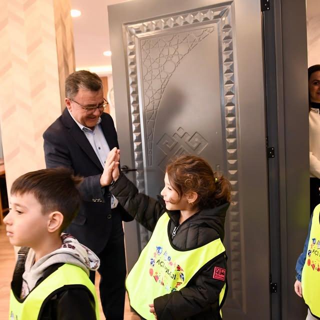 Anaokulundan Başkana Ziyaret