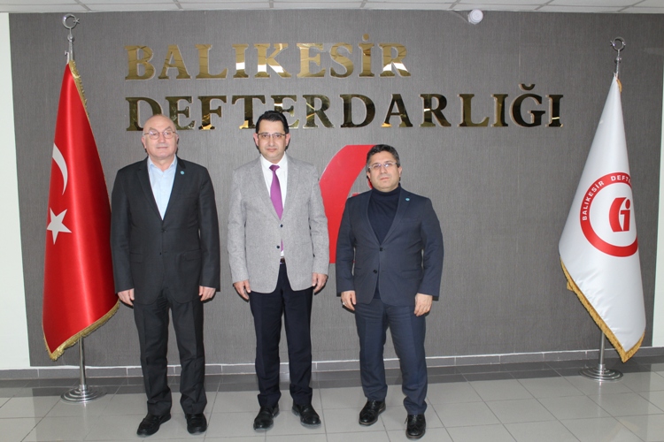 Balıkesir Üniversitesi Rektörü'nden Balıkesir Defterdarı'na İade-i Ziyaret