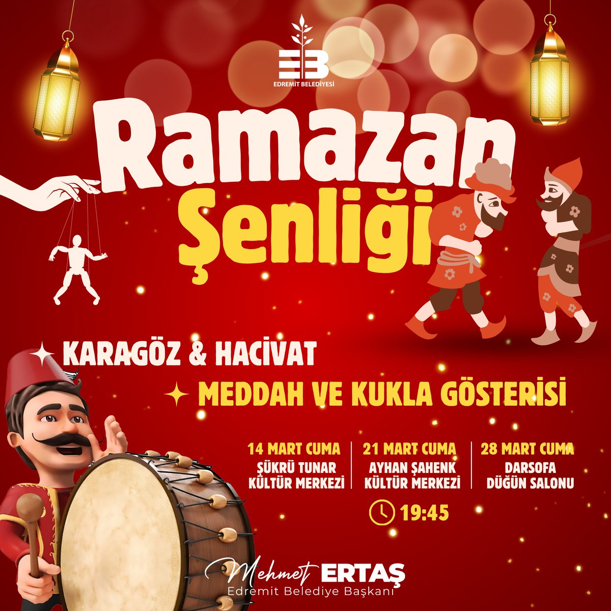Edremit Belediyesi'nden Ramazan Şenlikleri