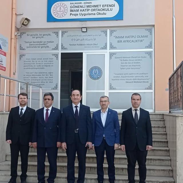Gönen İlçe MEM'den İmam Hatip Ortaokuluna Ziyaret