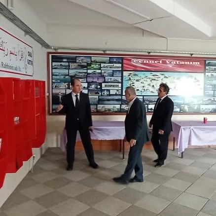 Gönen İlçe MEM'den Şehit Abdullah Tayyip Olçok İmam Hatip Ortaokulu'na Ziyaret