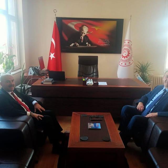Balıkesir İl Milli Eğitim Müdürü Murat Demir'in Sanayi ve Teknoloji İl Müdürlüğü Ziyareti