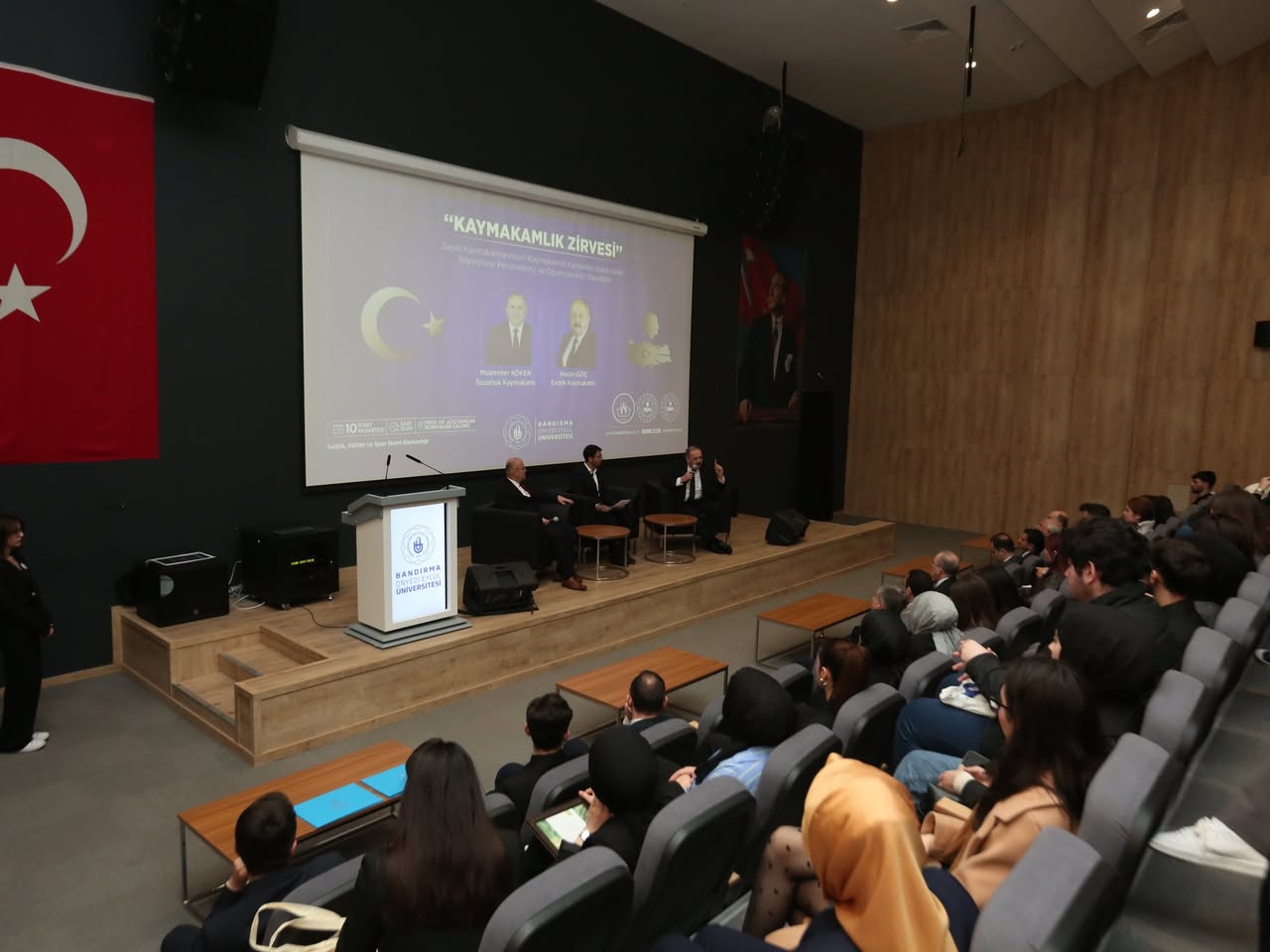 Bandırma 17 Eylül Üniversitesi'nde Kaymakamlık Zirvesi Programı Düzenlendi