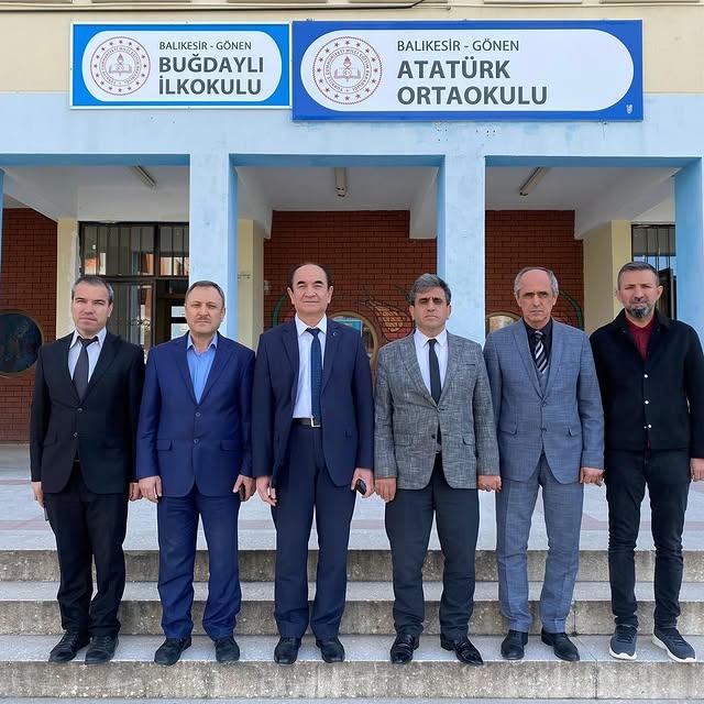 Gönen İlçe MEM'den Okul Ziyaretleri