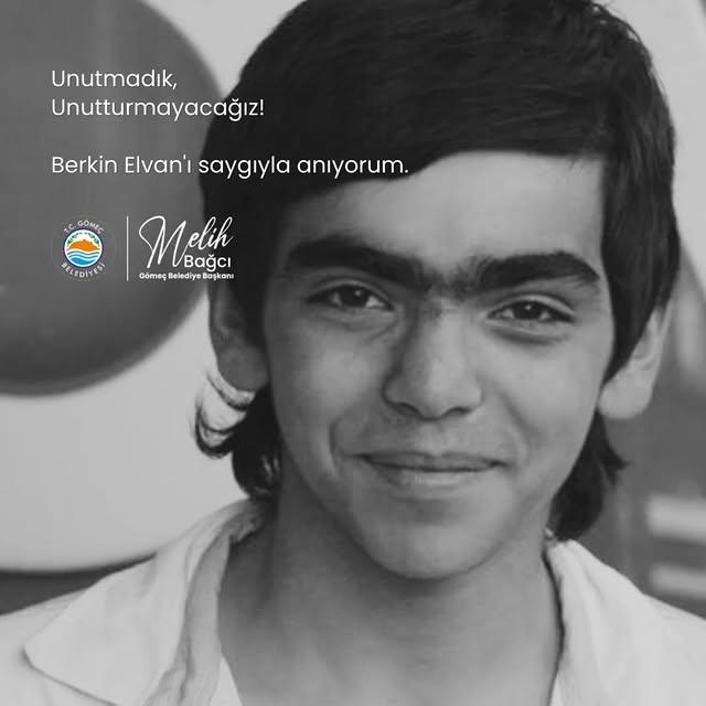 Gömeç Belediye Başkanı Melih Bağcı'dan Berkin Elvan Anması
